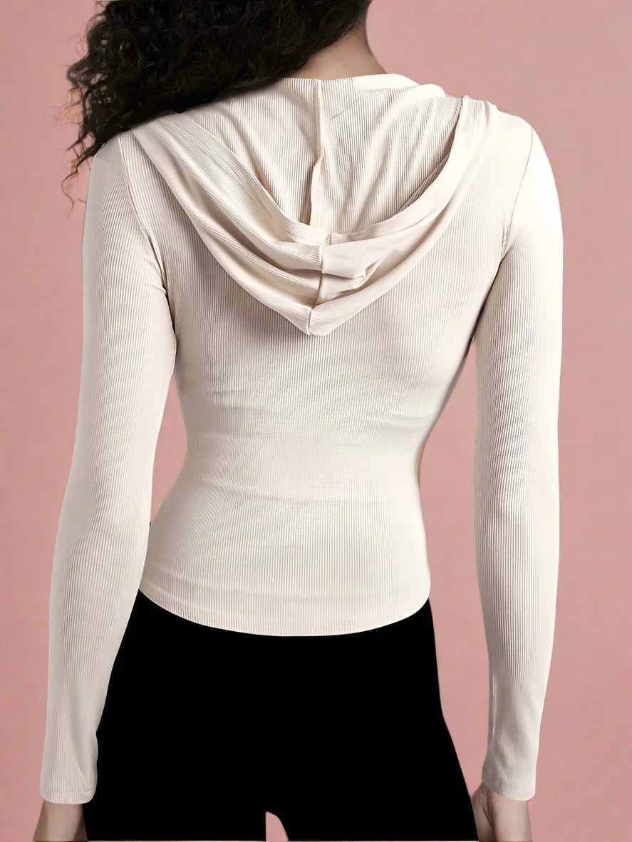 BreezeFit Cropped Athleisure Hoodie