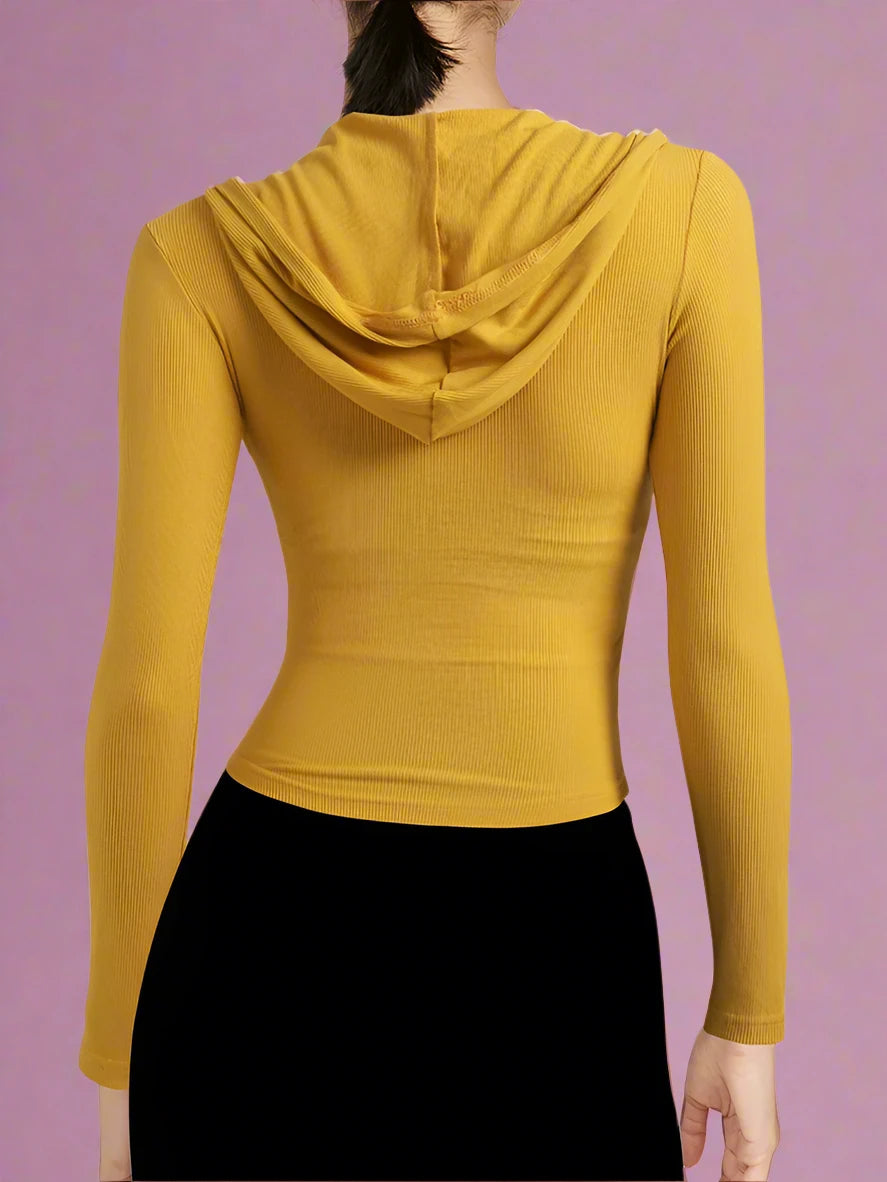 BreezeFit Cropped Athleisure Hoodie