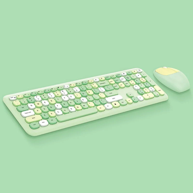 Mini Macaron Keyboard & Mouse Set