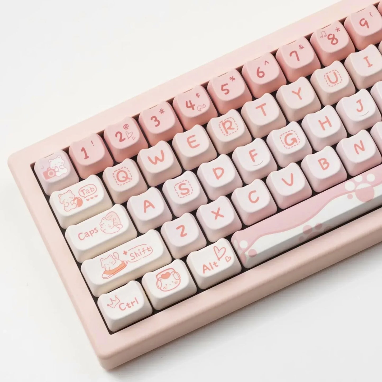 Soft Kitten Keycap Set