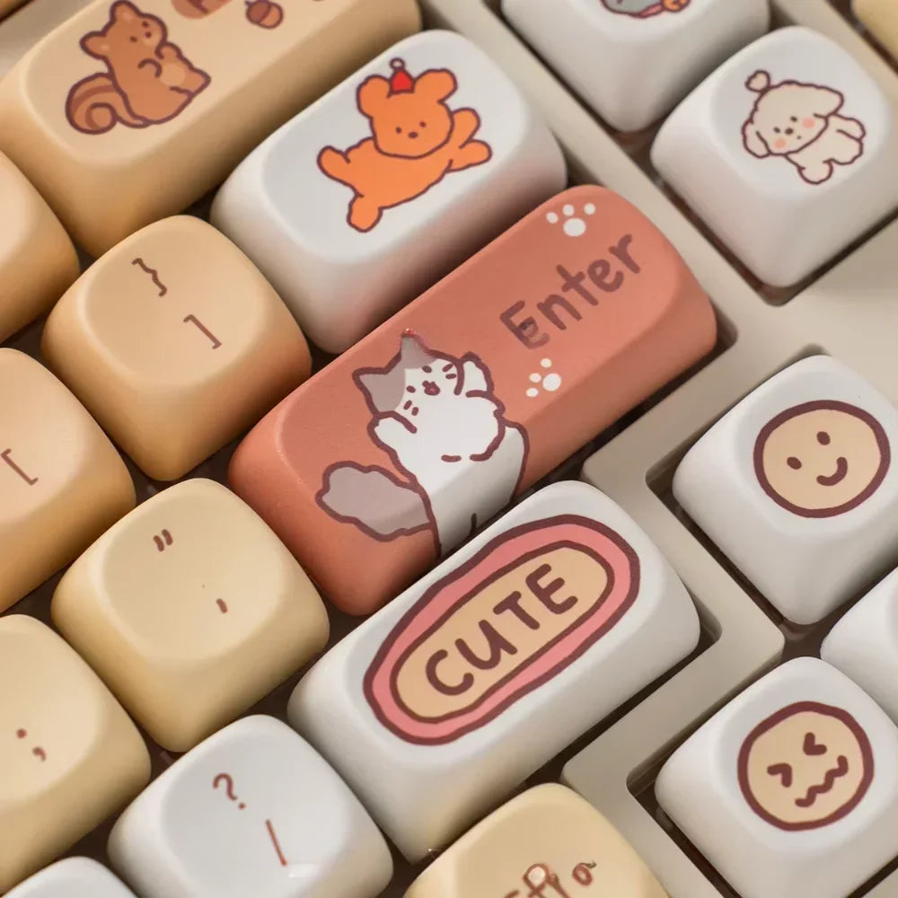 Cartoon Cuties Keycap Set