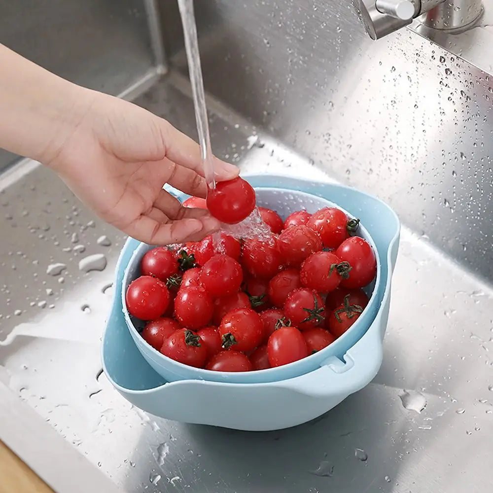 Pastel Veggie Drain Basket