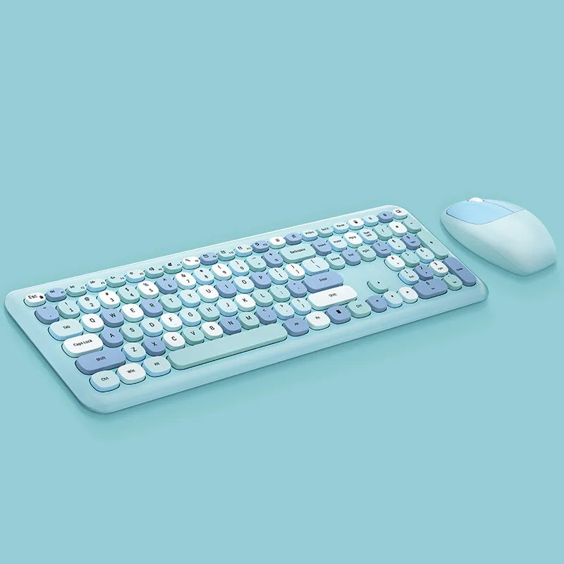 Mini Macaron Keyboard & Mouse Set