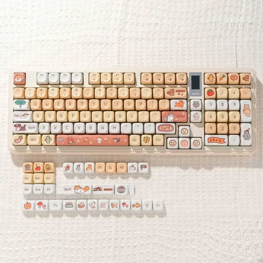 Cartoon Cuties Keycap Set