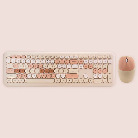 Mini Macaron Keyboard & Mouse Set