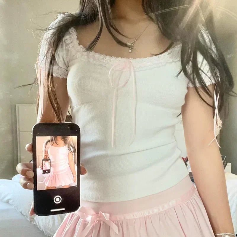Soft Ruffle Princess Tee