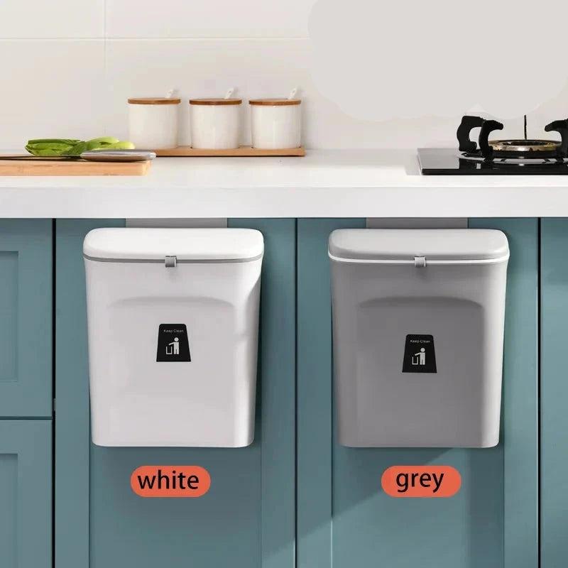 Wall-Mounted Trash Bin