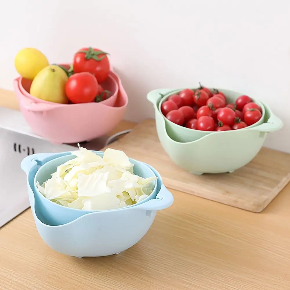 Pastel Veggie Drain Basket