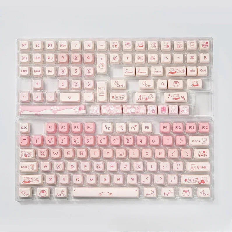 Soft Kitten Keycap Set
