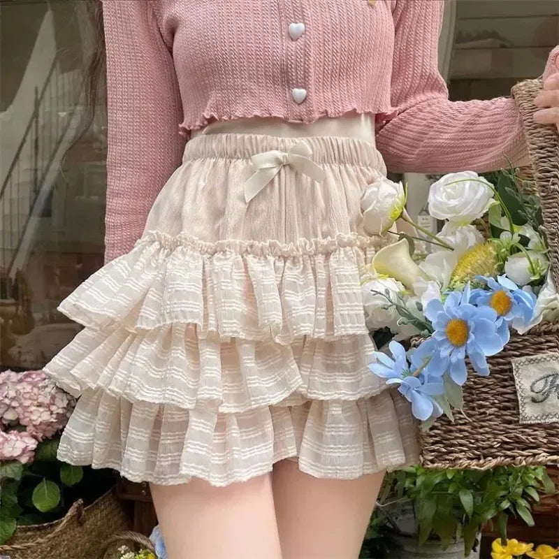 Lace Charm Mini Skirt