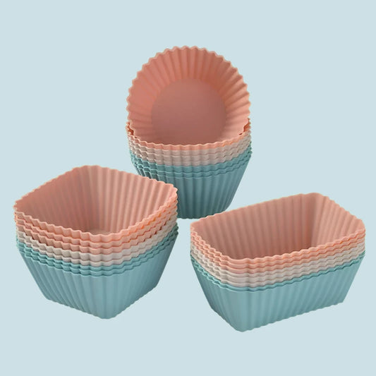 Silicone Baking Cups, Set of 24