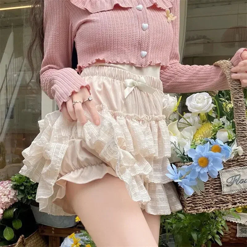 Lace Charm Mini Skirt