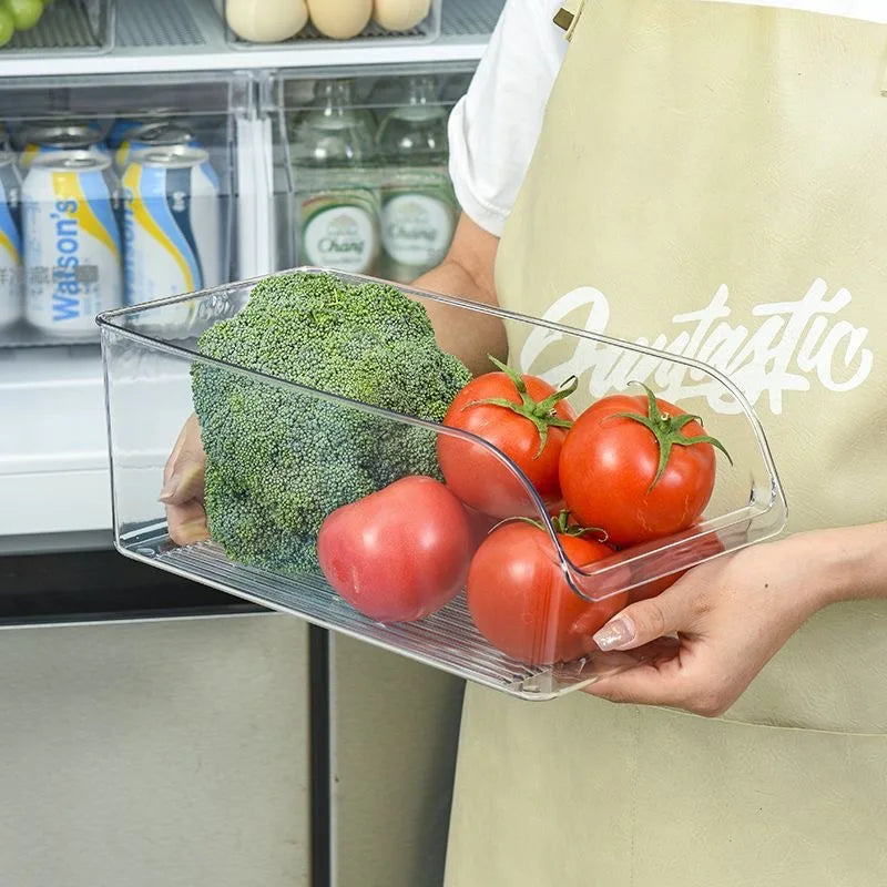 Clear Fridge Storage Bins