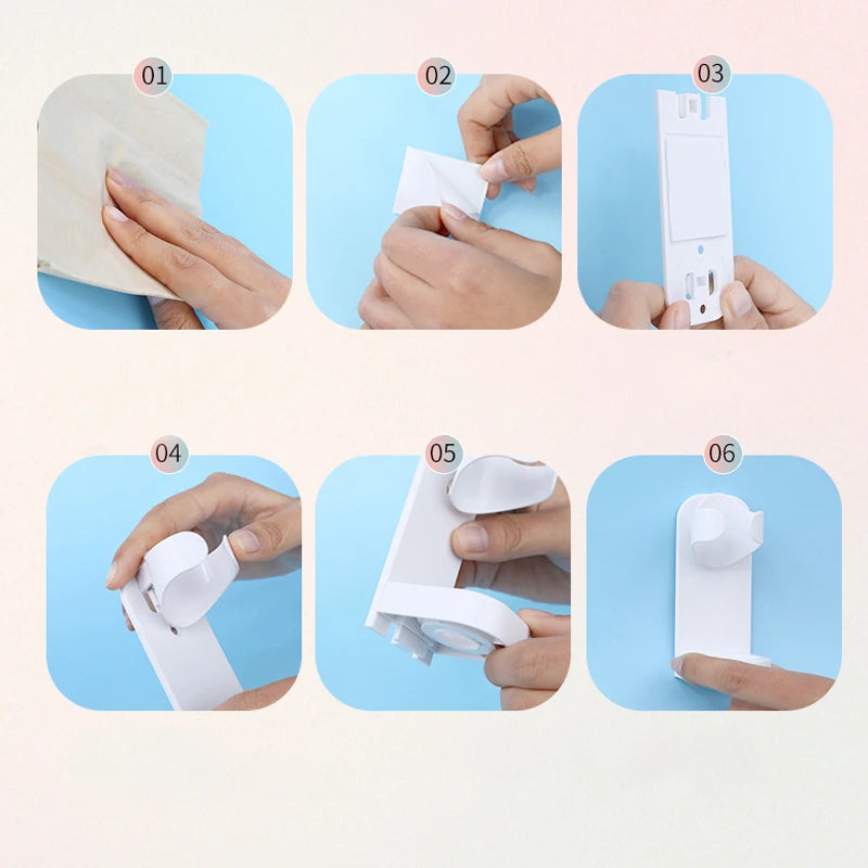 Wall-Mounted Toothbrush Stand