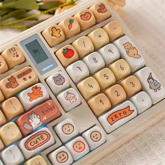 Cartoon Cuties Keycap Set
