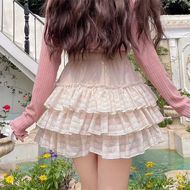 Lace Charm Mini Skirt