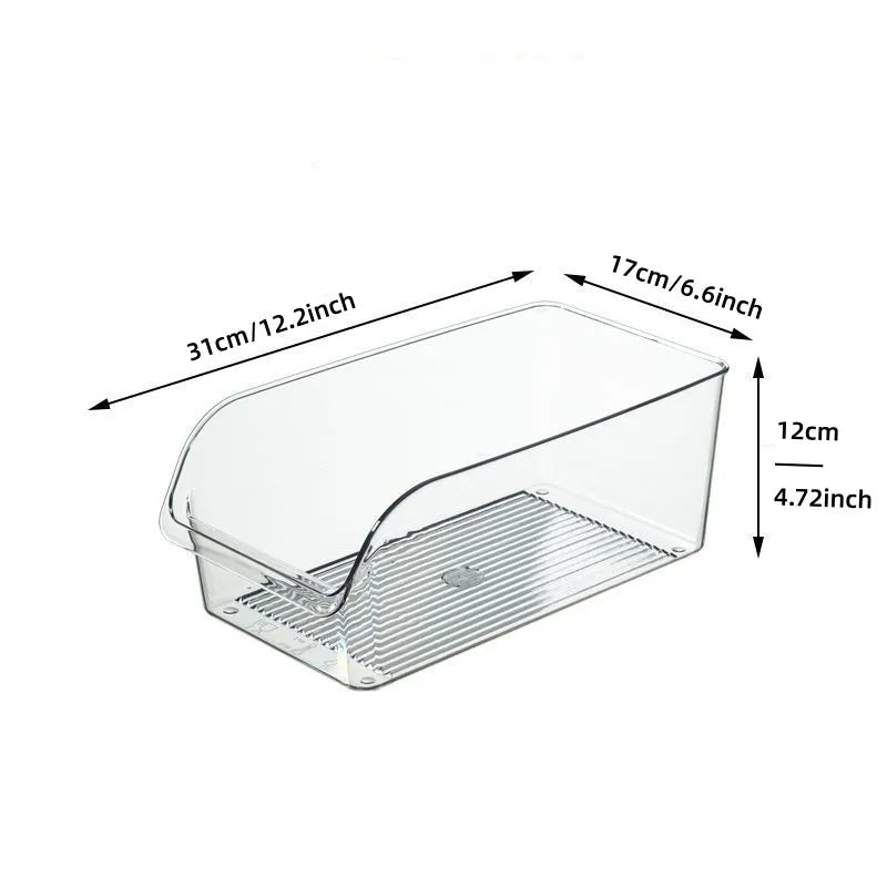 Clear Fridge Storage Bins