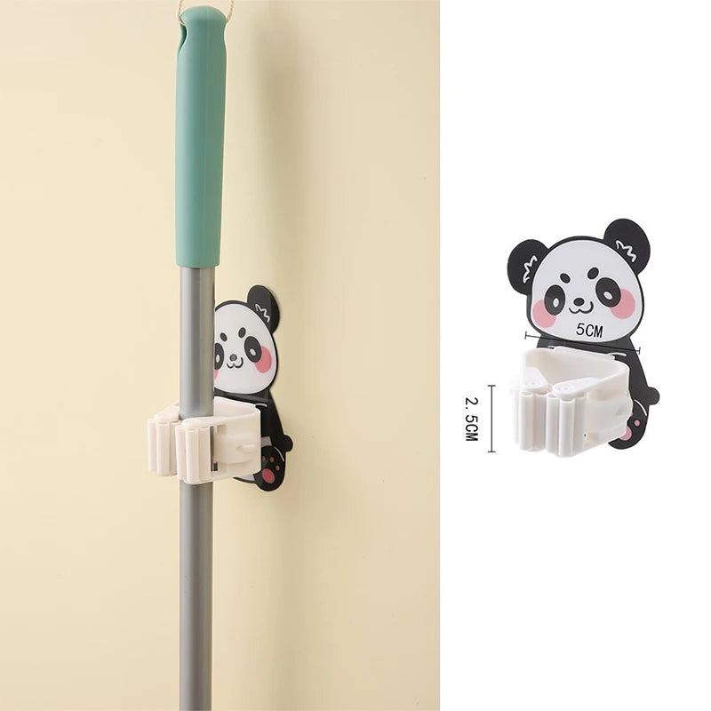 Cartoon Mop & Broom Holder