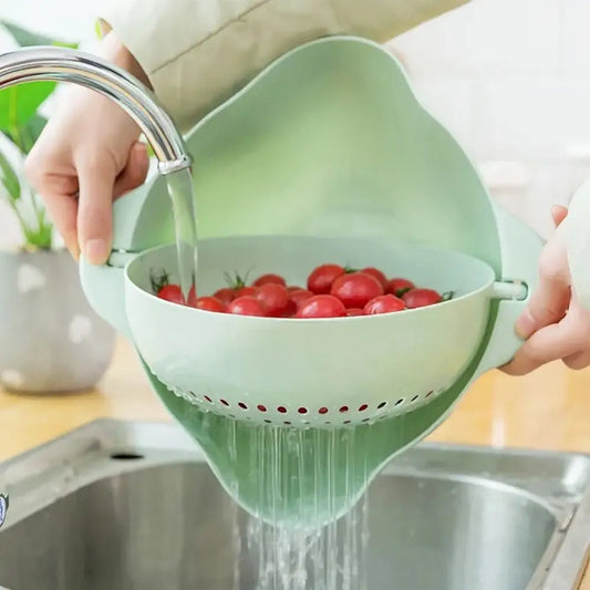 Pastel Veggie Drain Basket