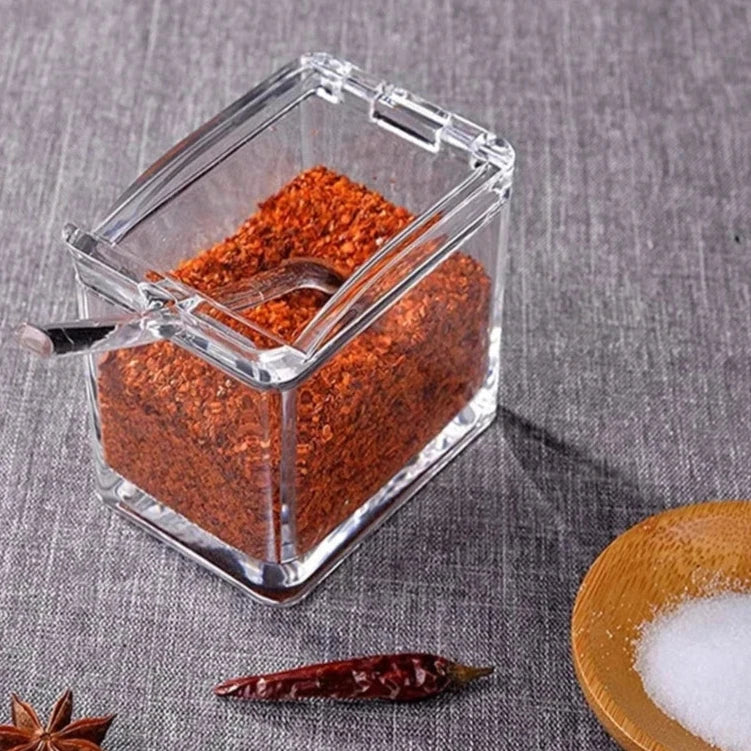 4-Grid Spice & Snack Box