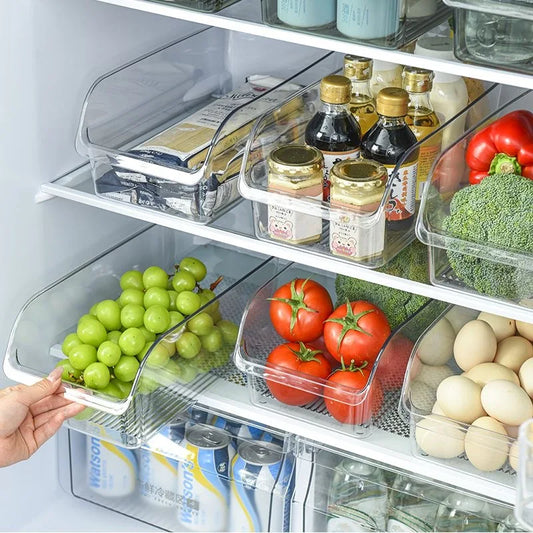 Clear Fridge Storage Bins