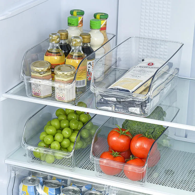 Clear Fridge Storage Bins