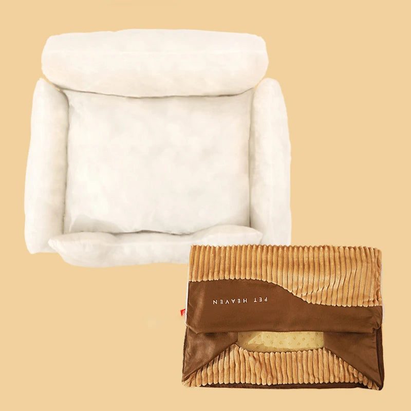 Cozy Corduroy Pet Bed