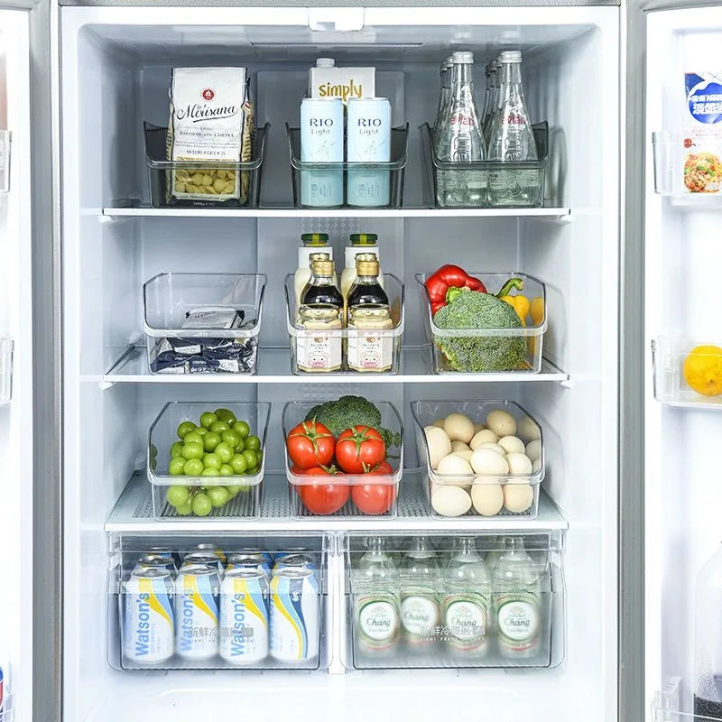 Clear Fridge Storage Bins